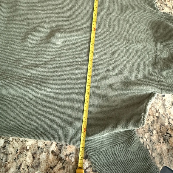 Free People Slouchy Ottoman Tunic Olive Green Turtleneck Sweater - Picture 8 of 8